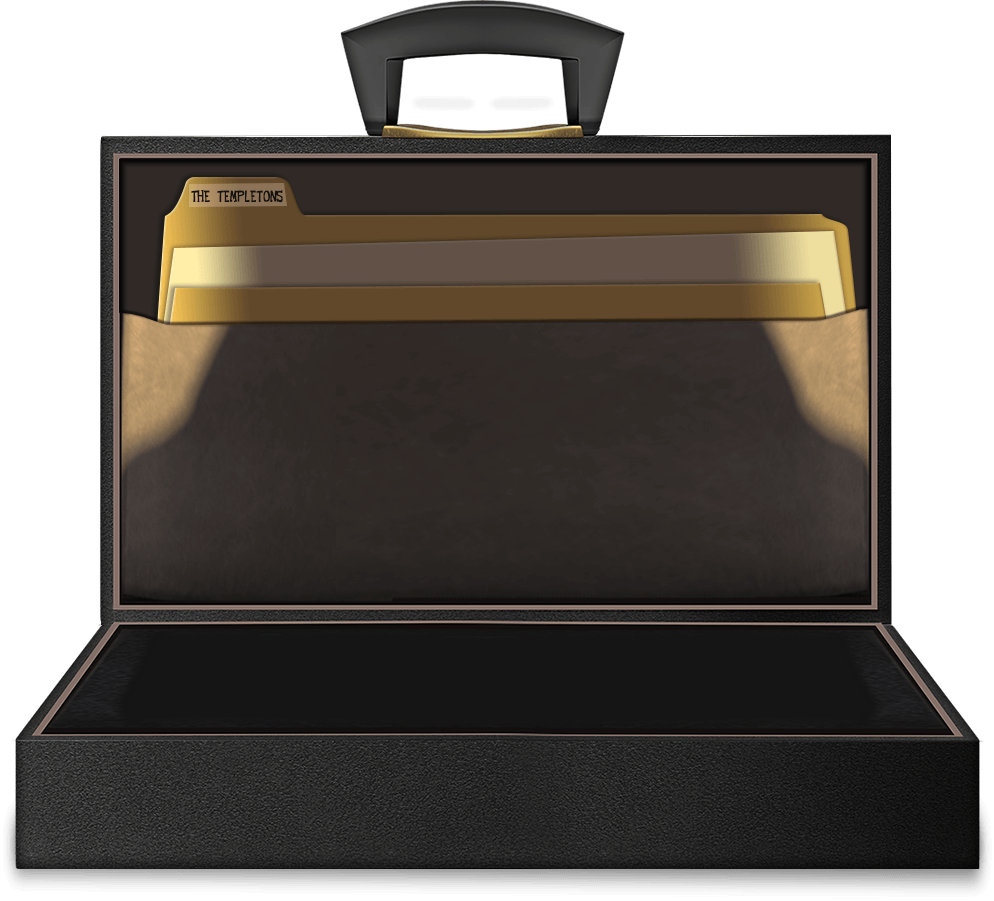 A Briefcase With A Folder Inside