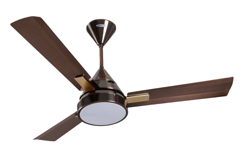 A Ceiling Fan With A Light