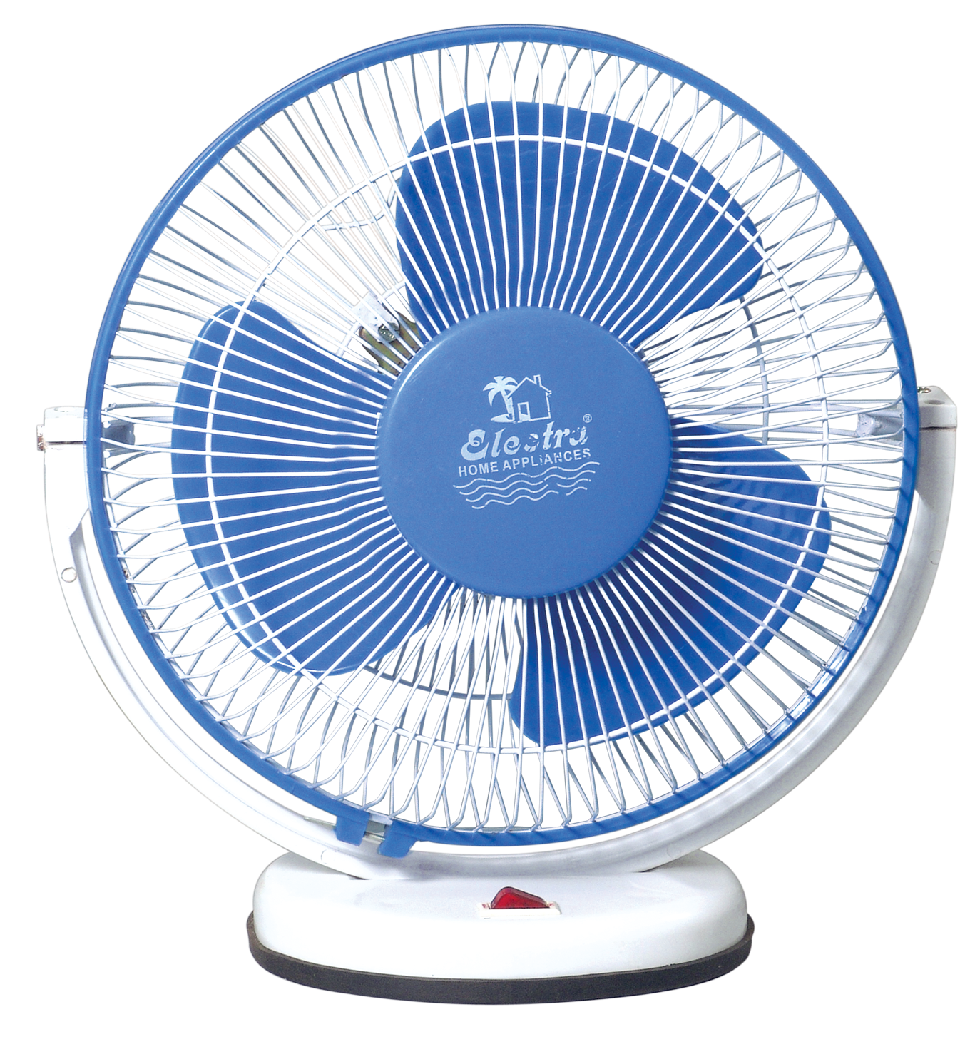 A Blue And White Fan
