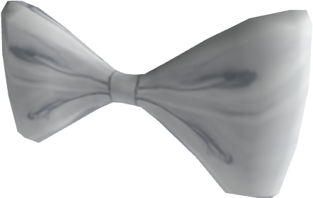 A White Bow Tie On A Black Background