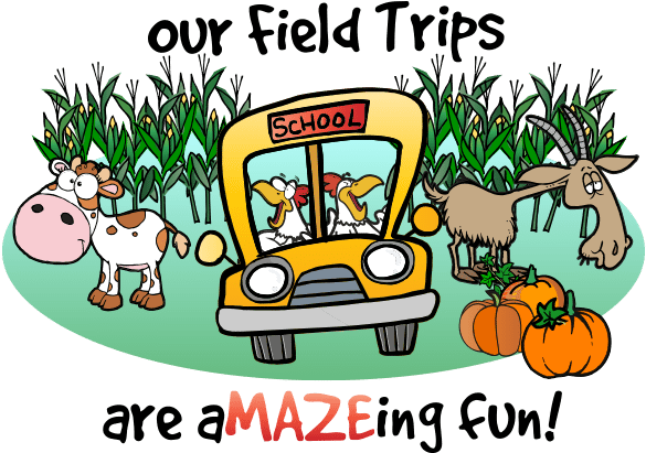 Cartoon Of Animals In A School Bus