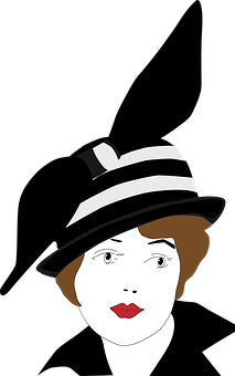 A Woman Wearing A Hat