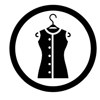 A Black And White Buttoned Shirt On A Swinger