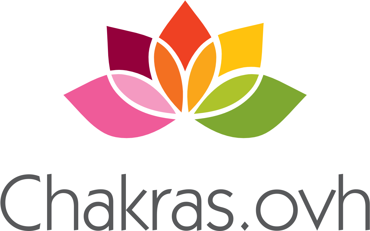 A Logo With Colorful Flowers