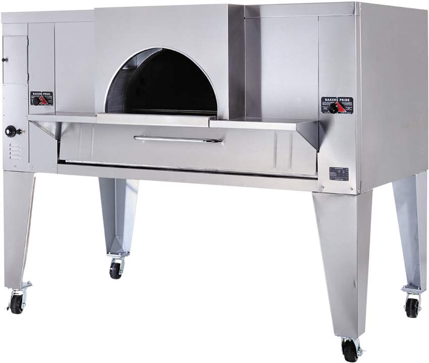 A Large Stainless Steel Oven