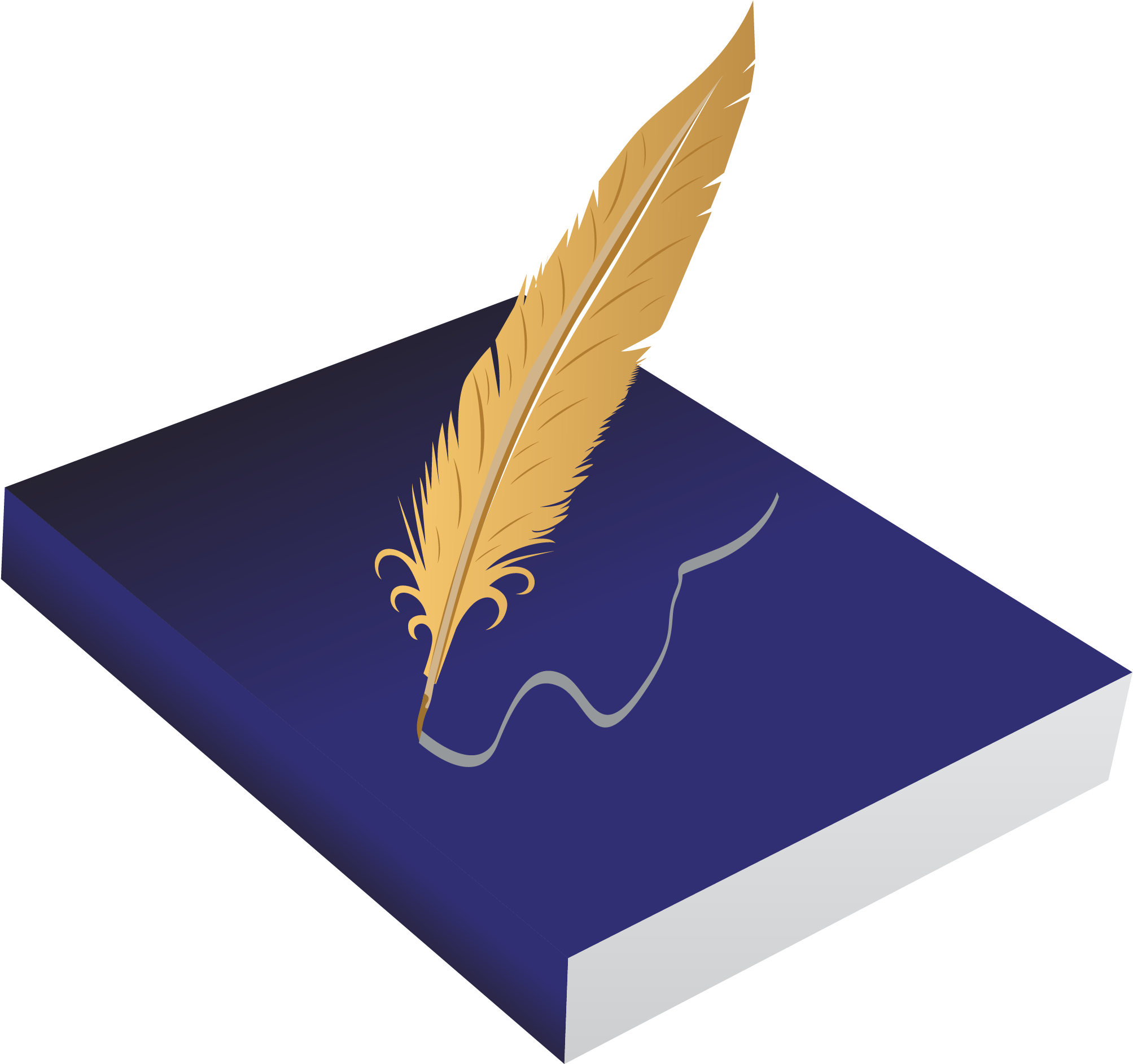 A Feather On A Book