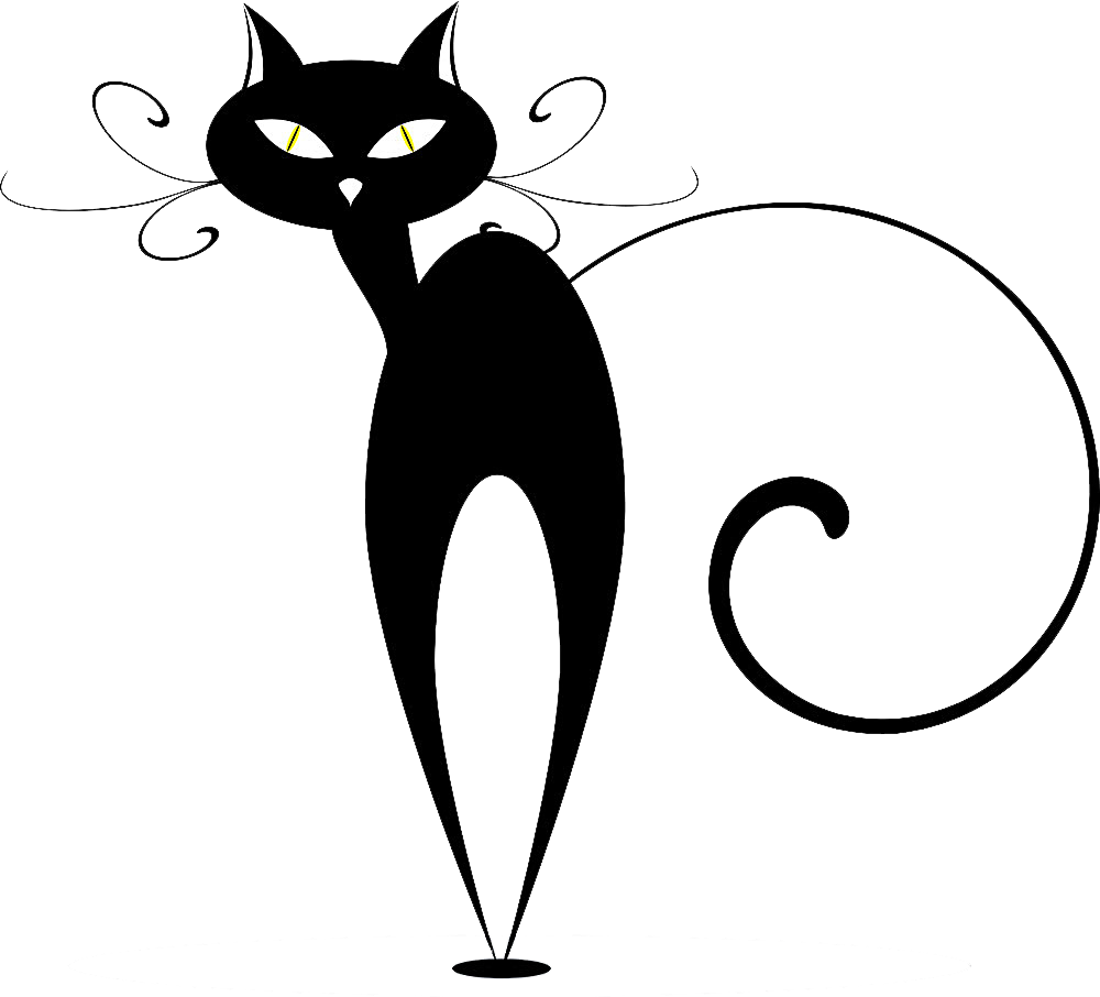 Felix The Cat Black Cat Clip Art - Black Cat Clear Background, Hd Png Download