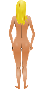A Woman With A Sun On Her Back