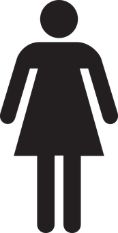 A Black Silhouette Of A Woman