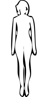 A Person Standing In The Dark