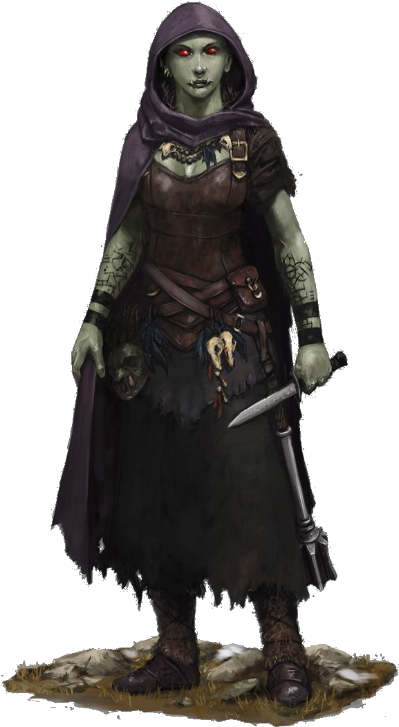 Female Half Orc Rogue , Png Download - D&d Female Half Orc, Transparent Png