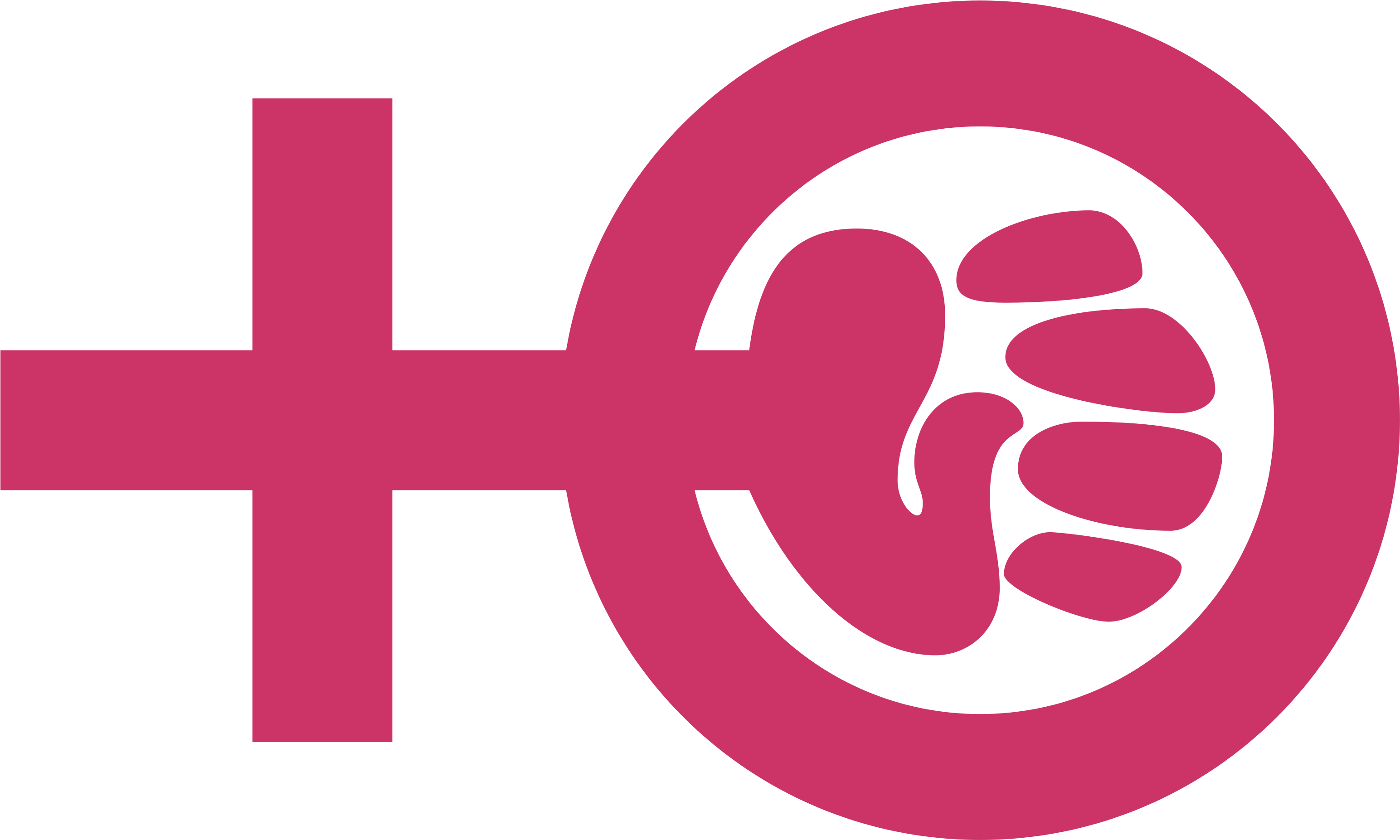 A Pink Symbol With A Hand And A Fist