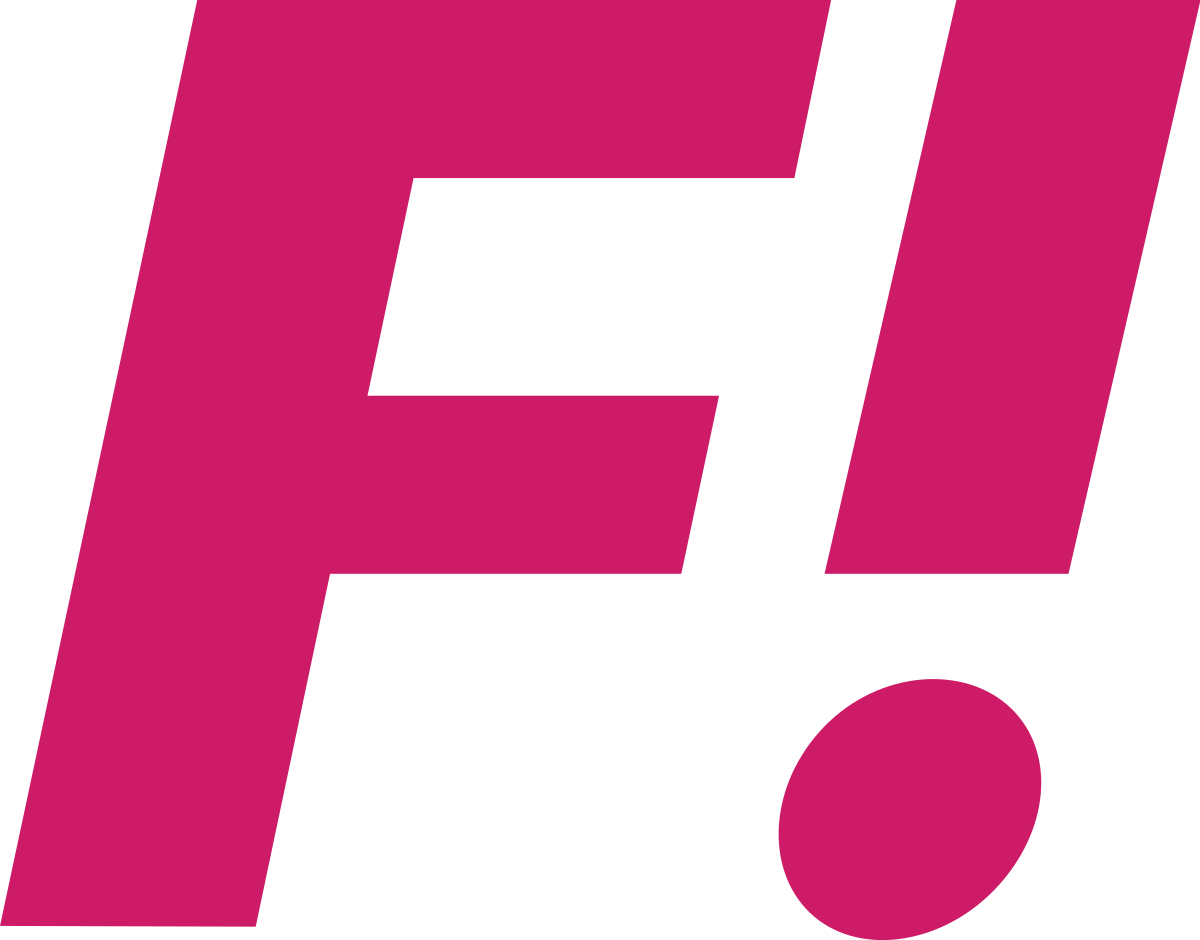 A Pink And Black Logo