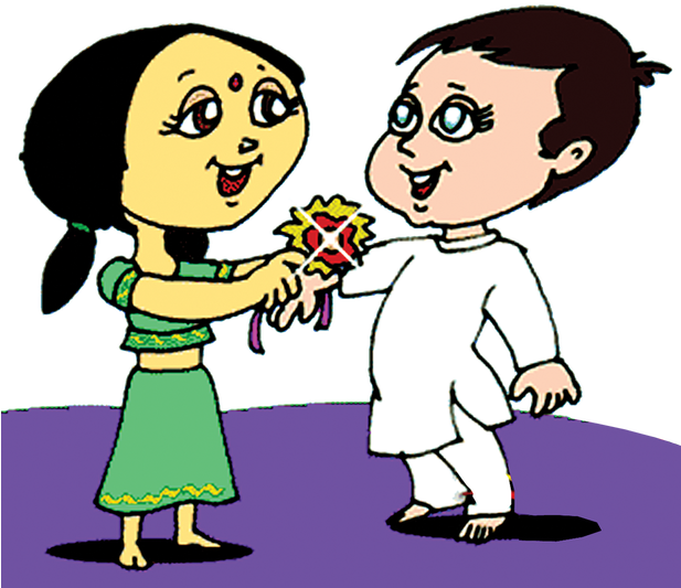 A Cartoon Of A Boy Giving A Girl A Flower To Another Boy