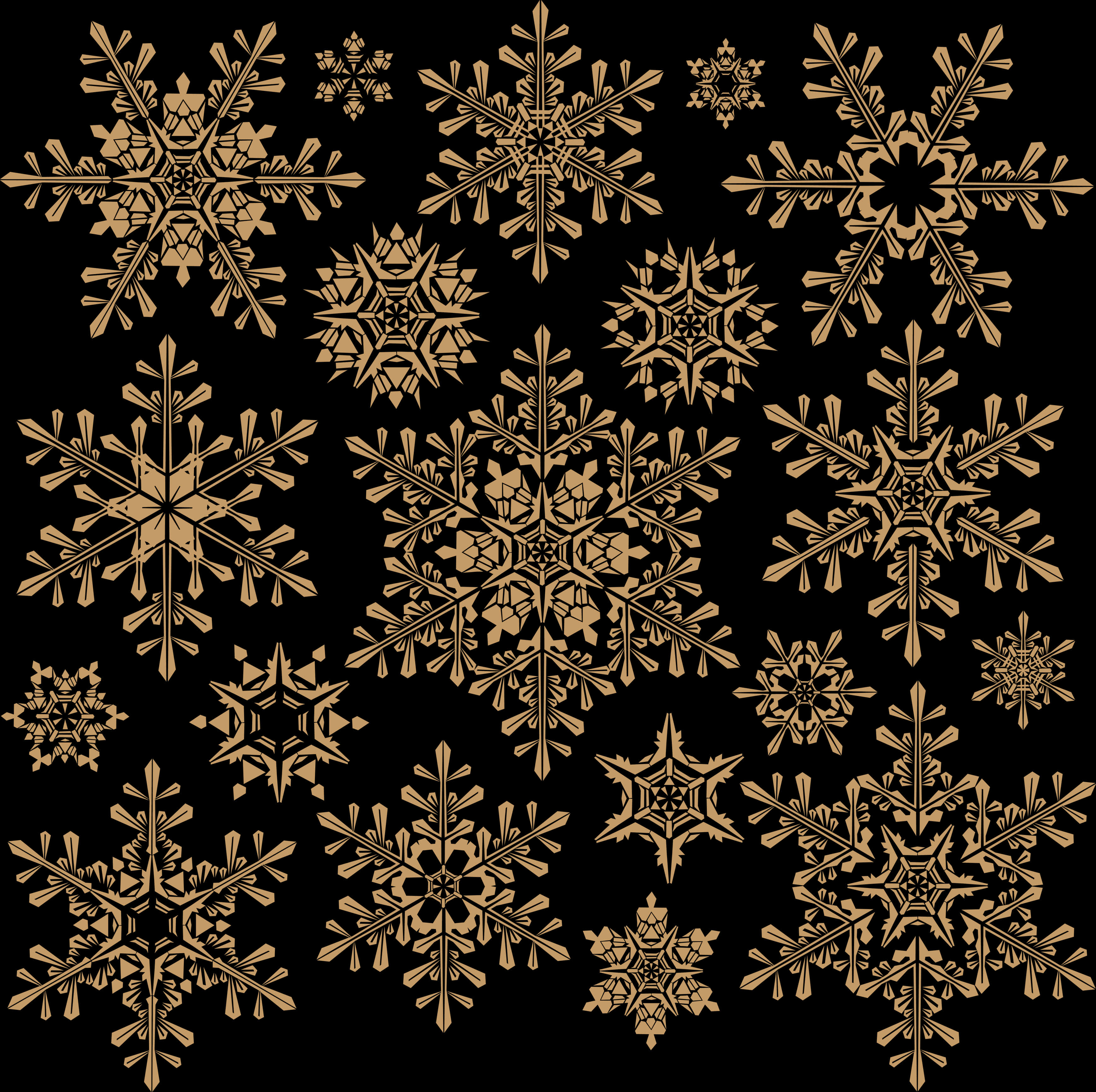 Festive Snowflake Pattern