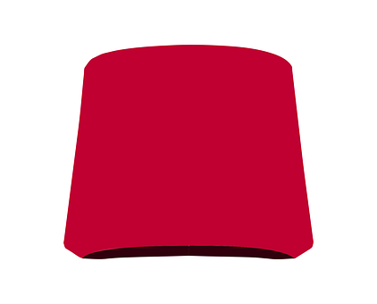 A Red Rectangular Object On A White Background