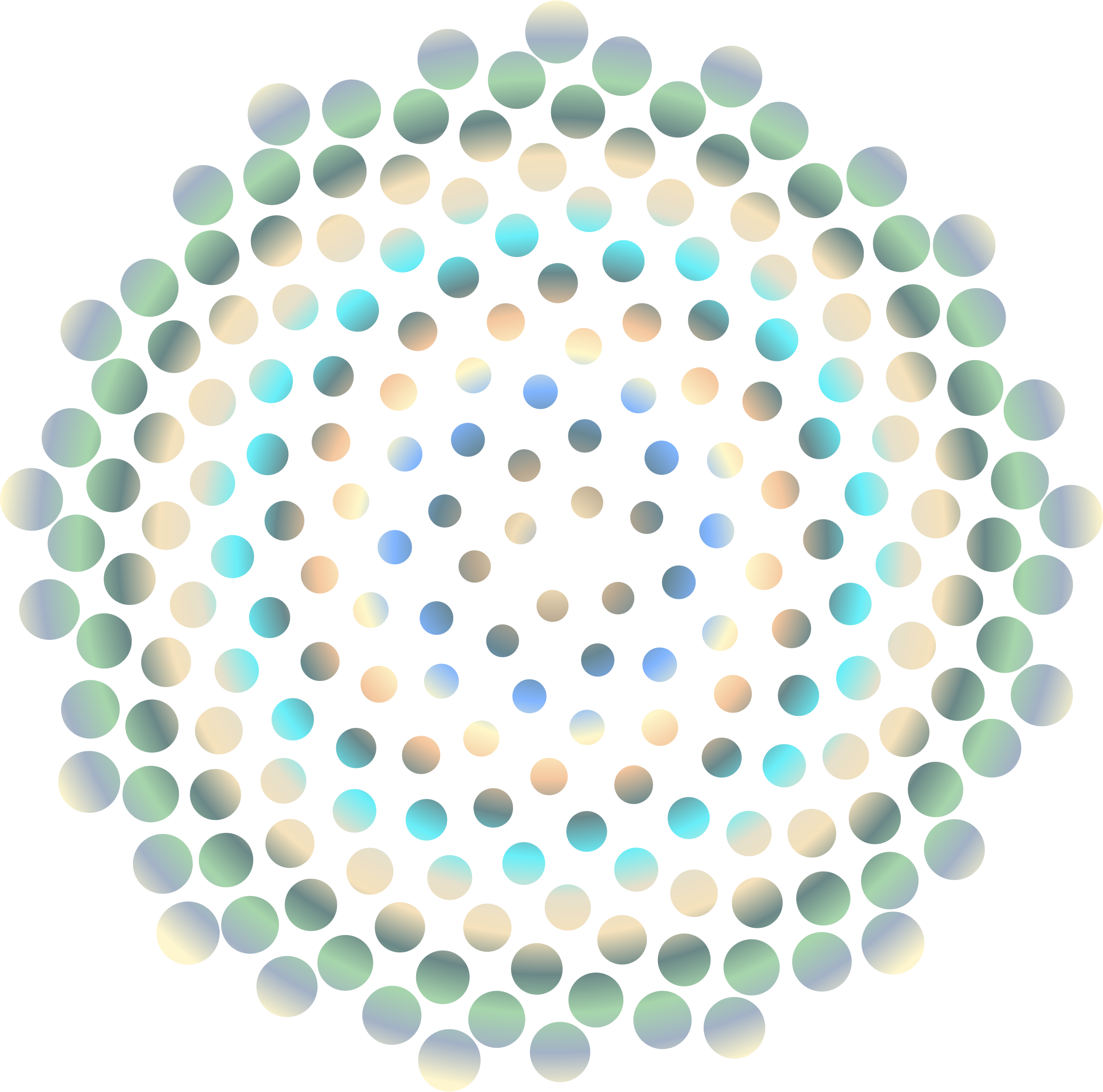 A Circular Pattern Of Dots