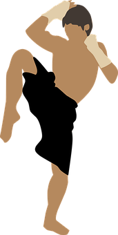 A Silhouette Of A Woman Dancing