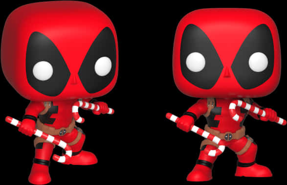 A Red And Black Toy Figurine