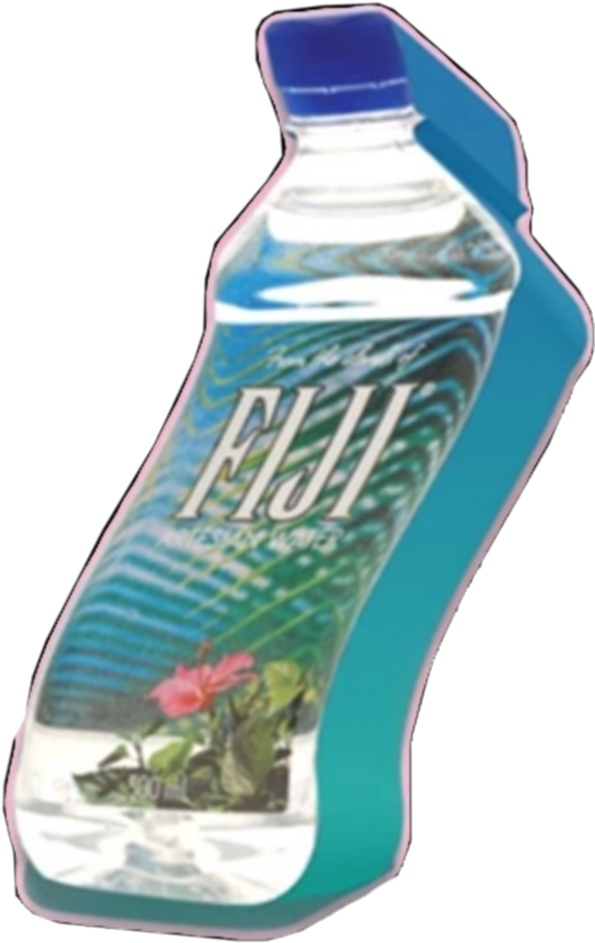 A Bottle Of Liquid With A Flower On It