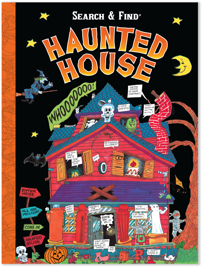 A Poster Of A Haunted House