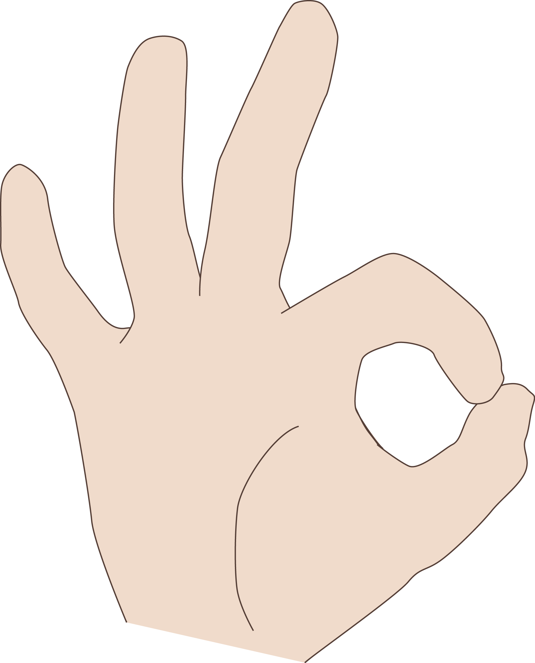 A Hand Making A Gesture