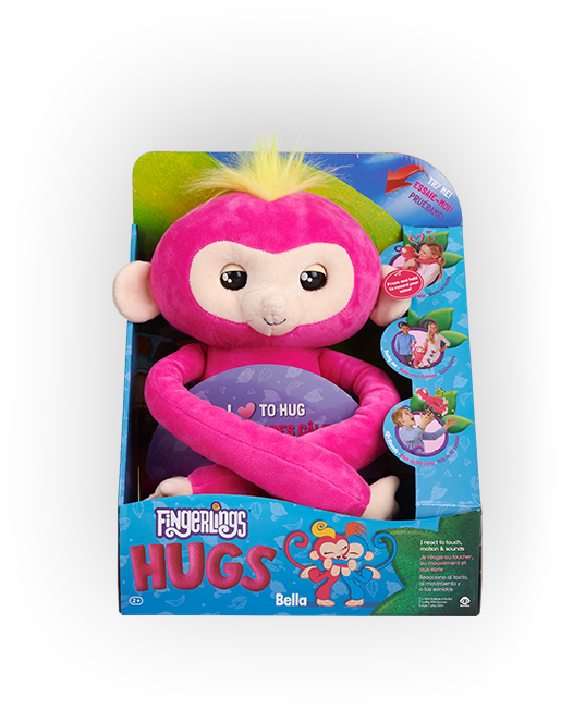 A Pink Stuffed Animal In A Box