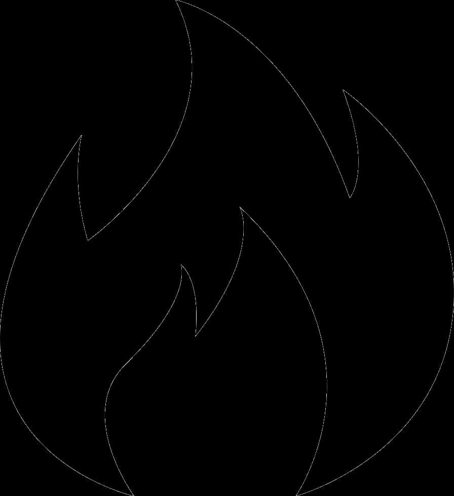 Black Fire Emoji Icon