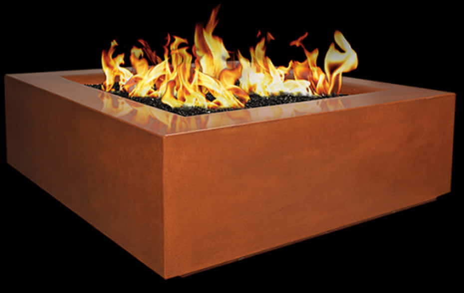 Fire Pit And Flame