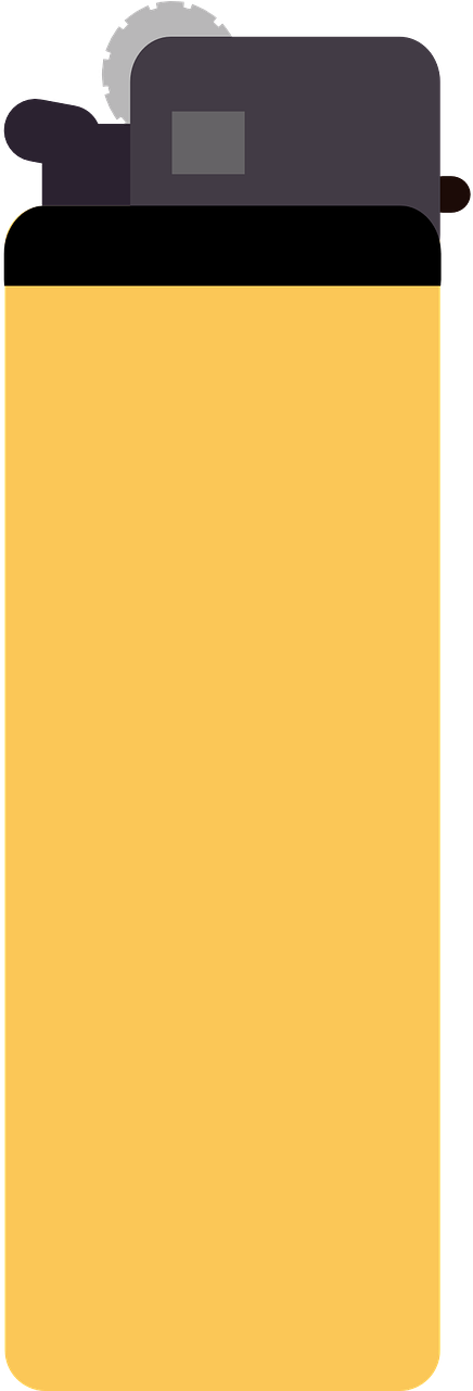 A Yellow Rectangular Object With Black Border