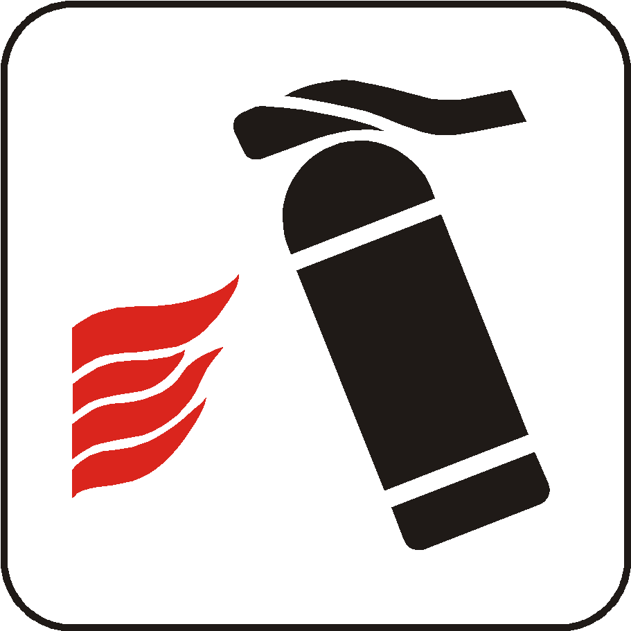 A Black And Red Fire Extinguisher