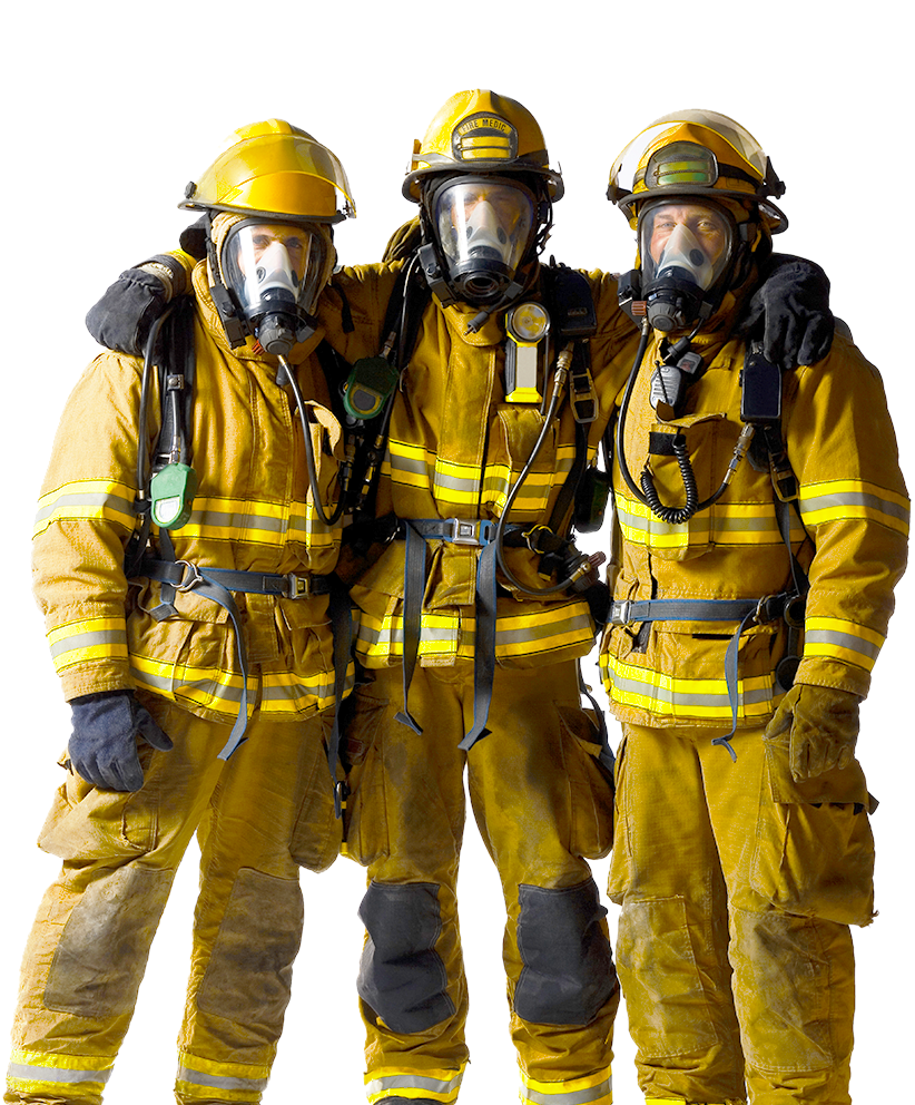 A Group Of Firefighters Wearing Protective Gear