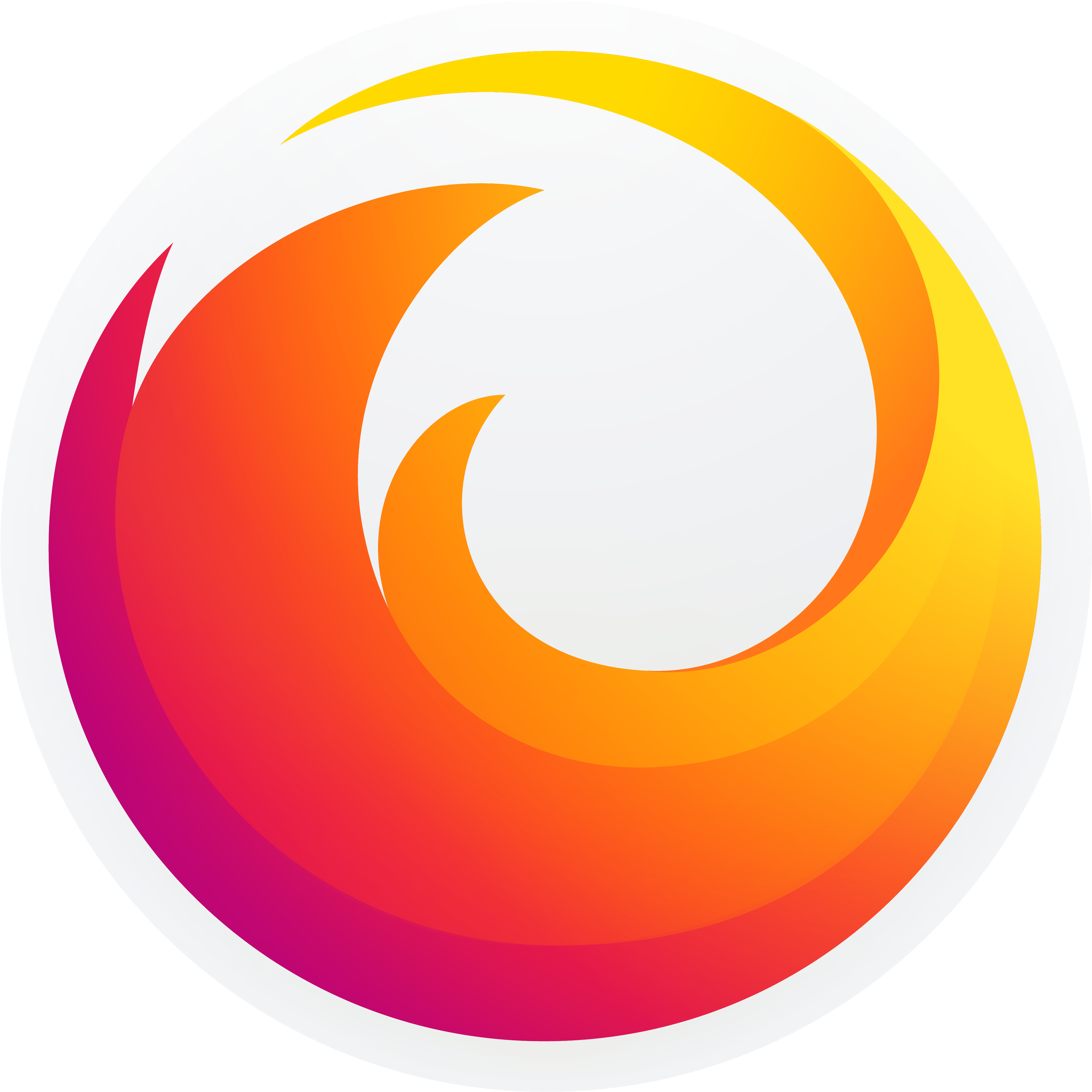 A Logo Of A Swirly Circle