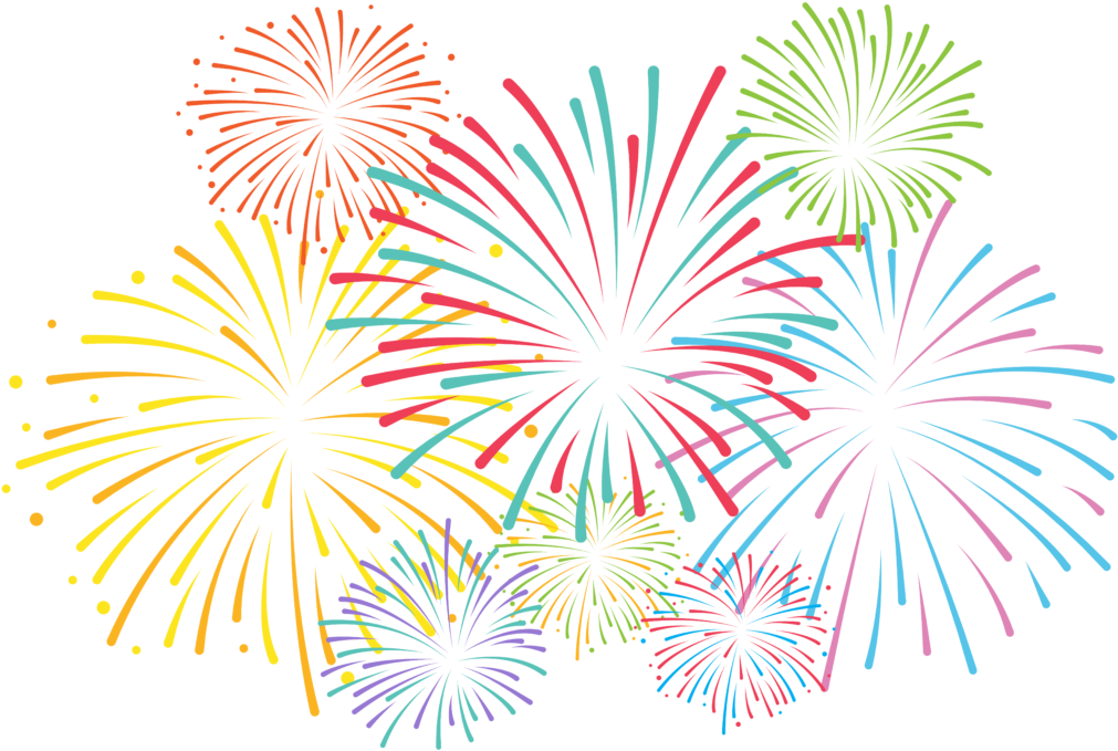 Fireworks Clipart Png 1011 X 679