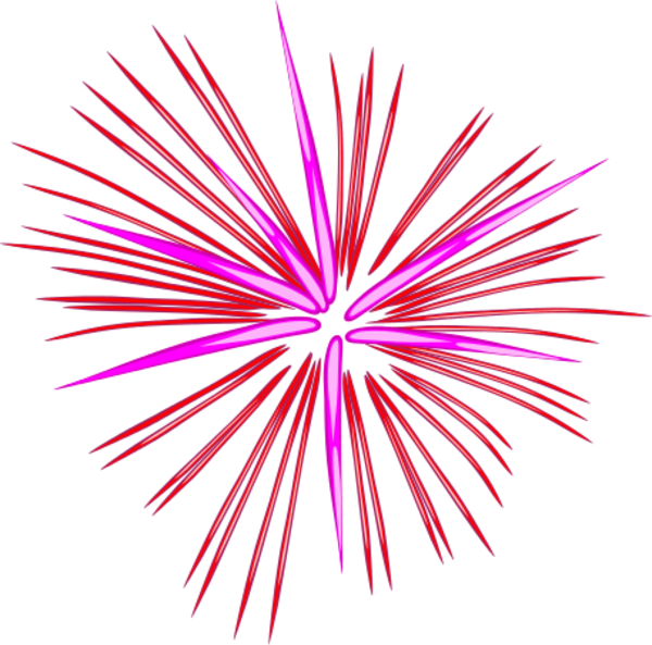 Fireworks Clipart Png 600 X 593