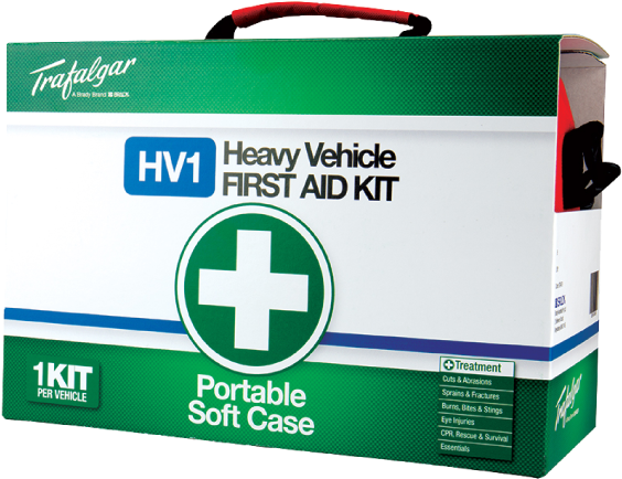 A Green And White First Aid Kit