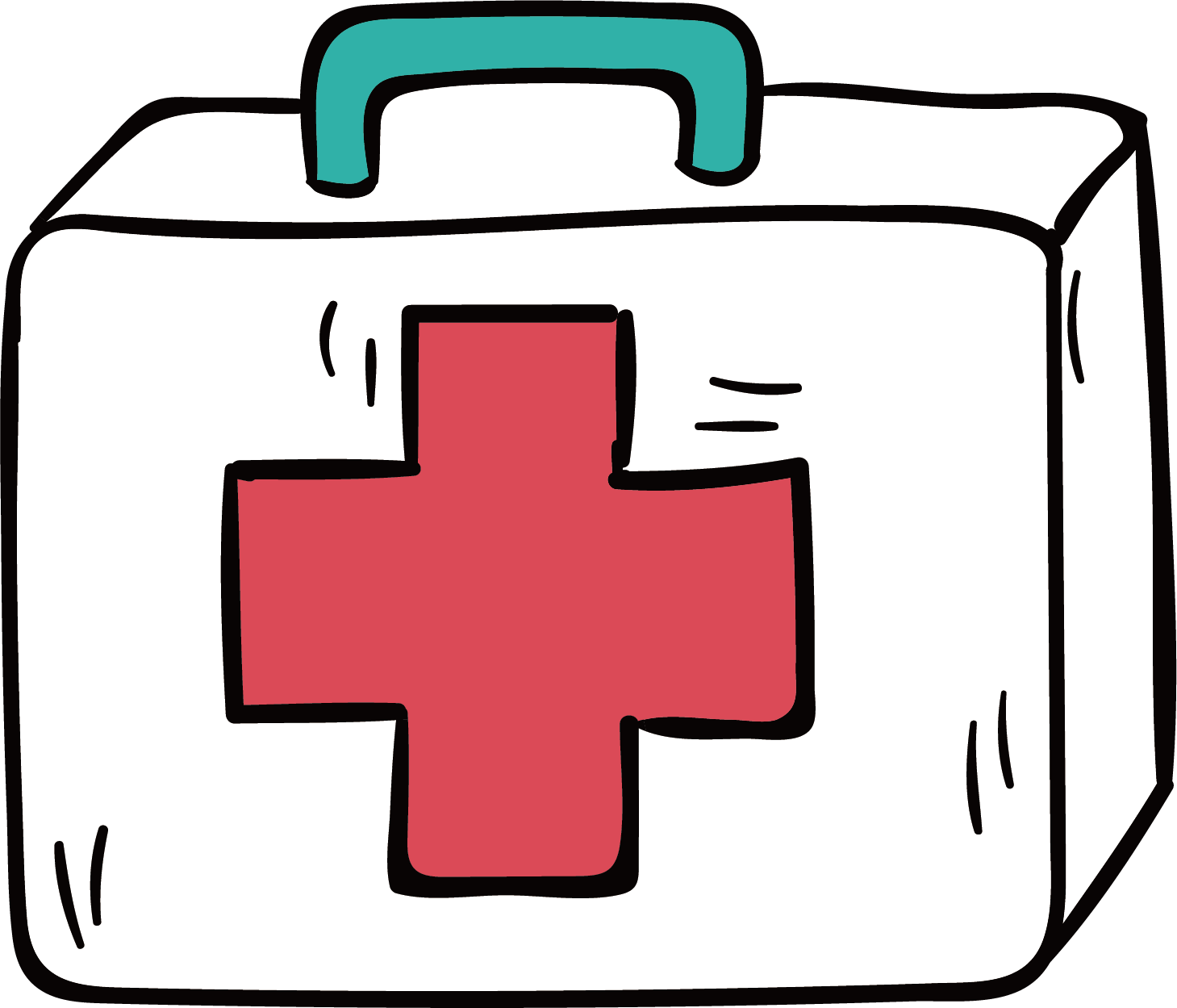 First Aid Kit Png - Cartoon First Aid Box, Transparent Png