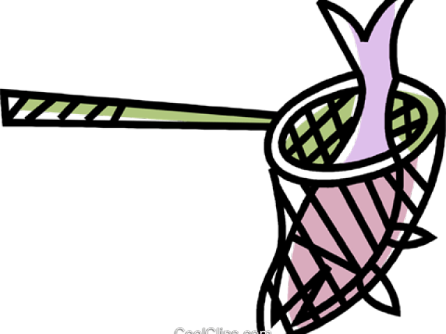 A Cartoon Of A Butterfly Net