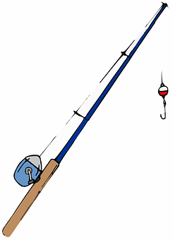 A Fishing Pole And A Fishing Hook