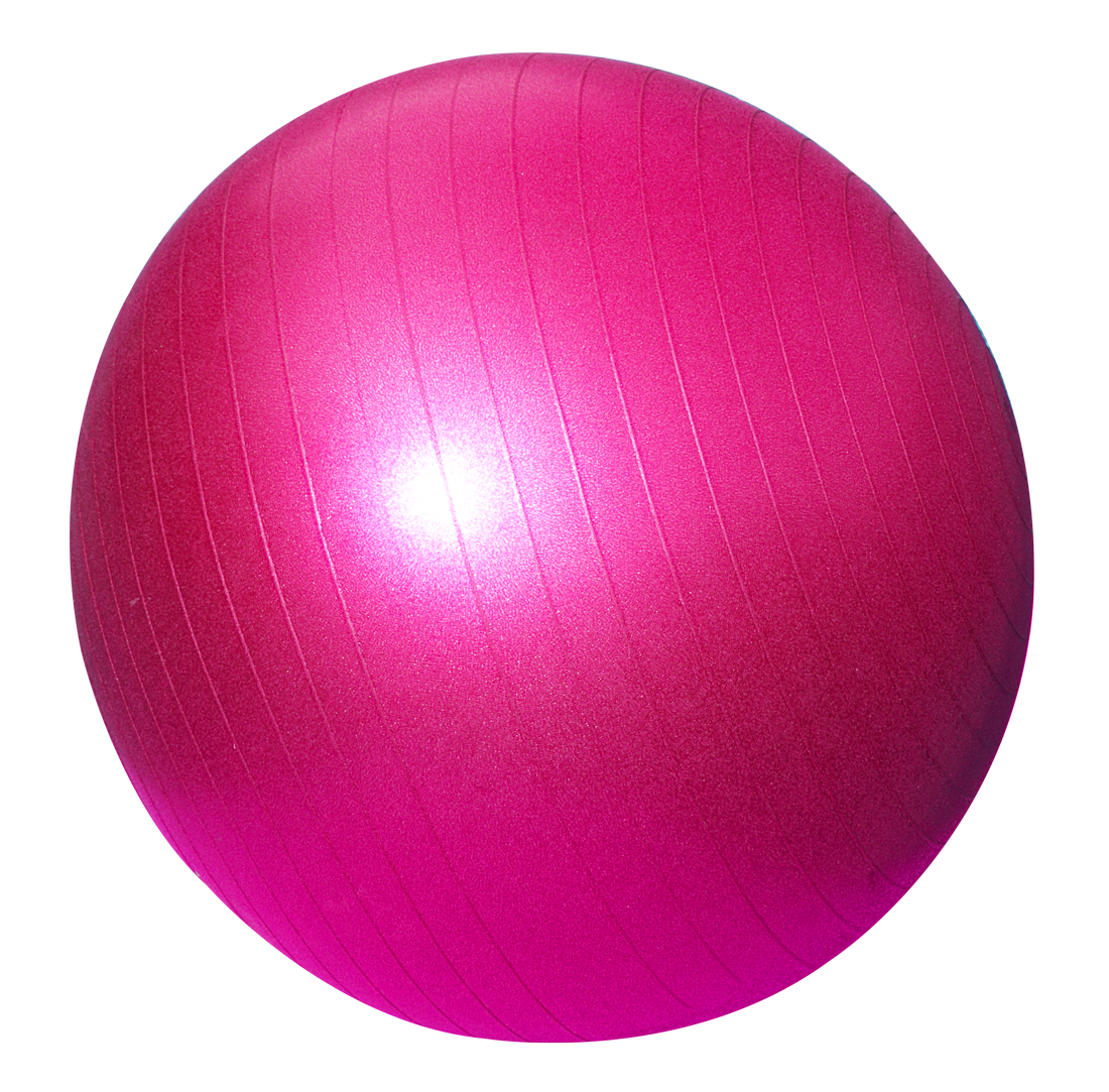 A Pink Ball With A Black Background