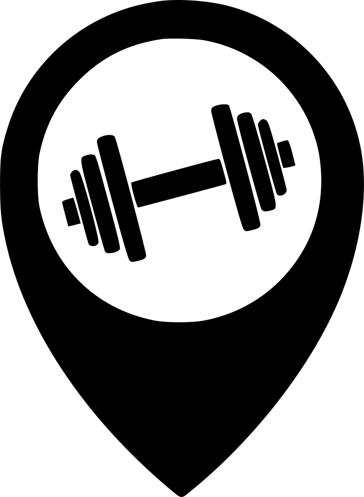 A Black And White Image Of A Barbell