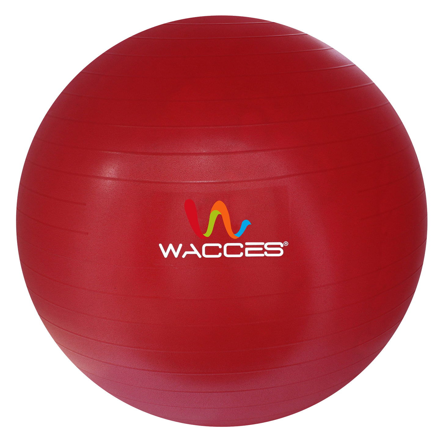 A Red Ball With A Logo On It