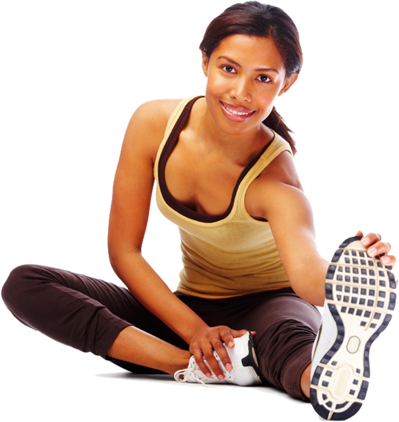 Fitness Png - Black Women Fitness Png, Transparent Png