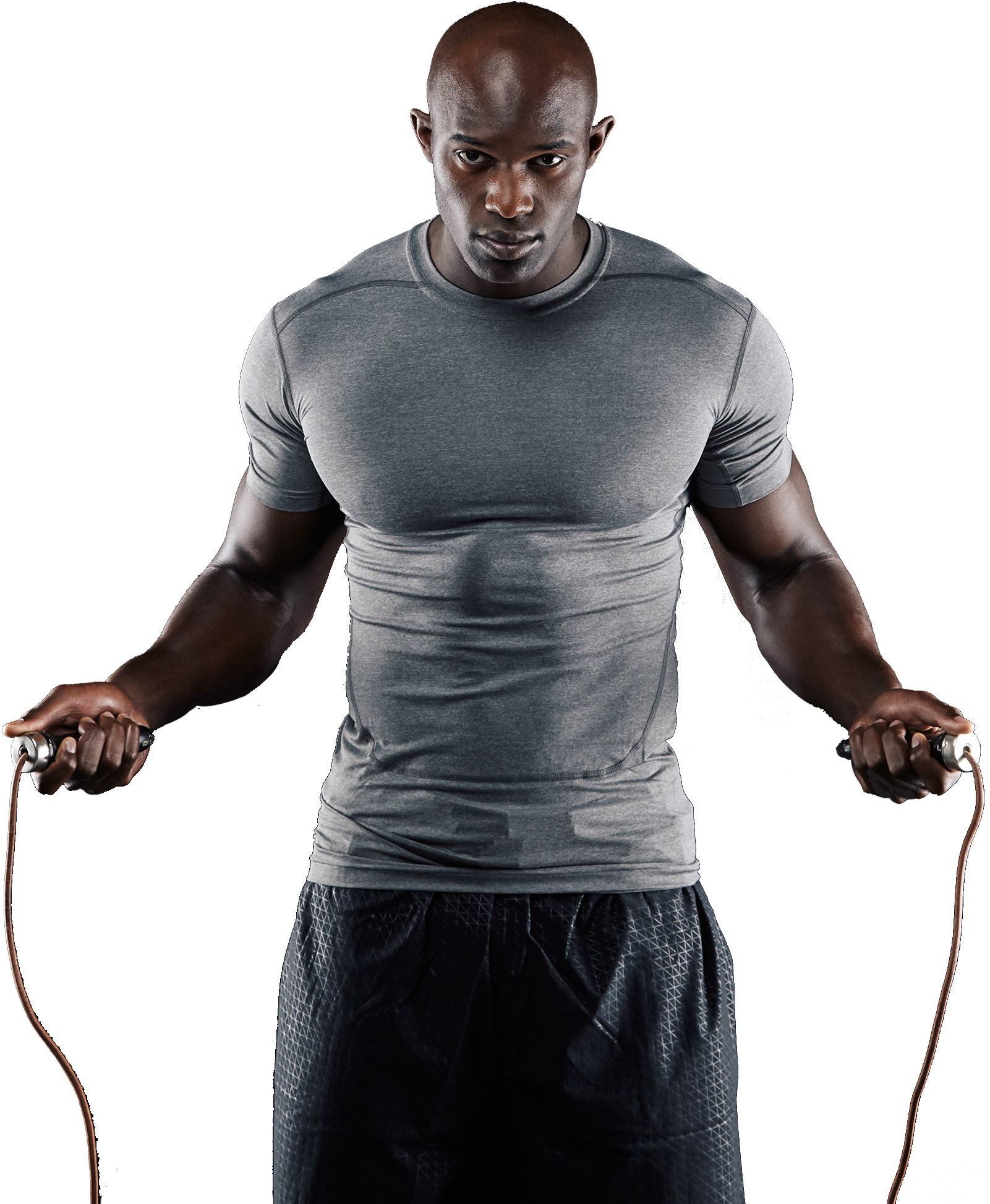 A Man Holding A Jump Rope