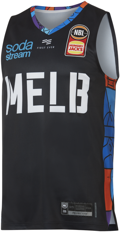 A Black Basketball Jersey With White Text