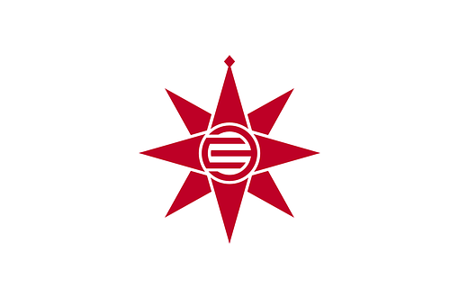 A Red Star With A Letter S And A Logo