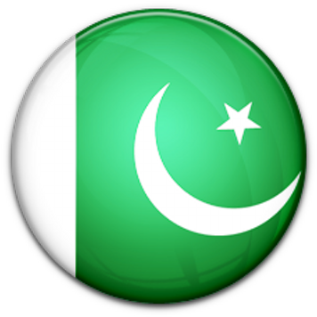A Green And White Flag With A Star