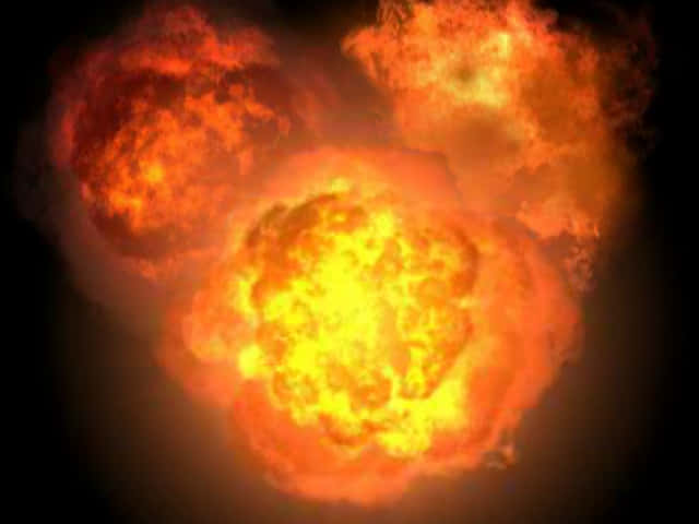 Flames Clipart Realistic Explosion - Explosion Gif Png