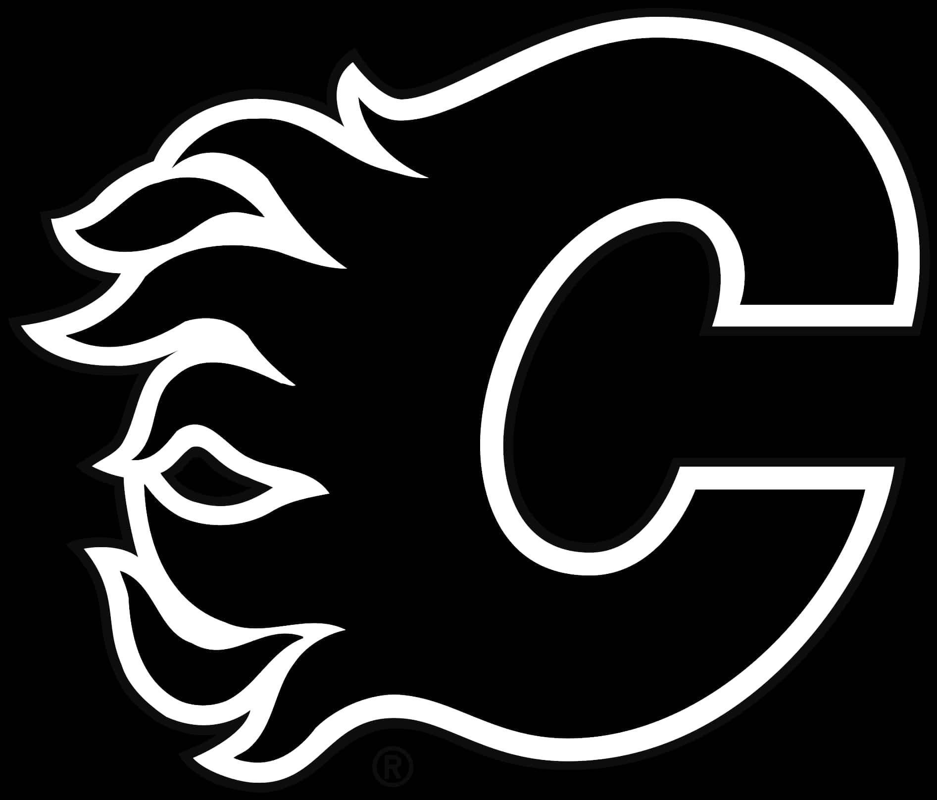 Flames On Letter C