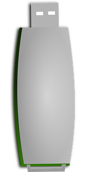 A White And Green Surfboard